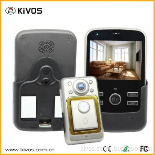 Auto Video Record Motion Sensor Doorbell Peephole Visible Door Viewer